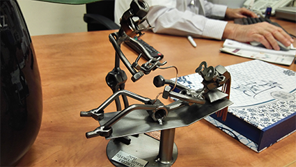 可爱的分娩模型